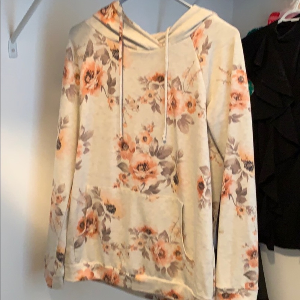 Flower hoodie